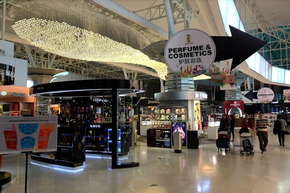 Plenty of duty-free products available for your selection