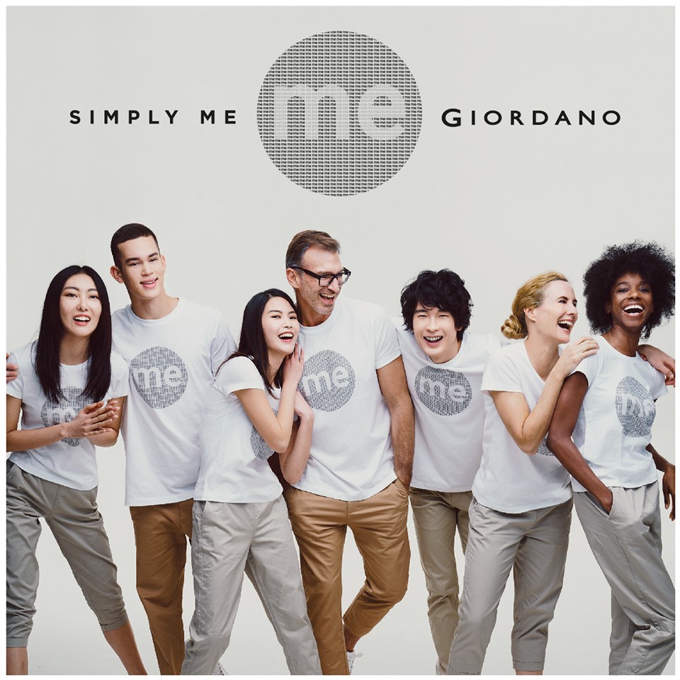 Giordano's “Simply Me” collection brings the message to encourage people to keep faith and live for yourself