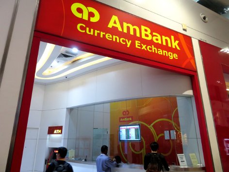 Ambank Currency Exchange at level 2 of Gateway@klia2 mall