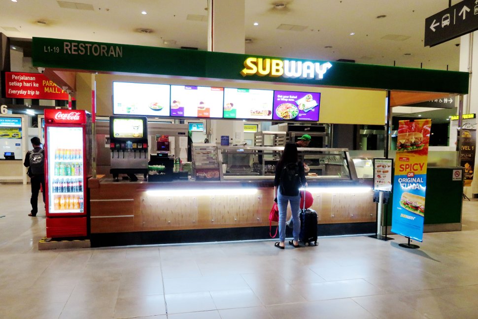 Subway at level 1, Gateway@klia2 mall