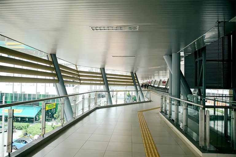 Link bridge connecting the Surian MRT station and Sunway Nexis