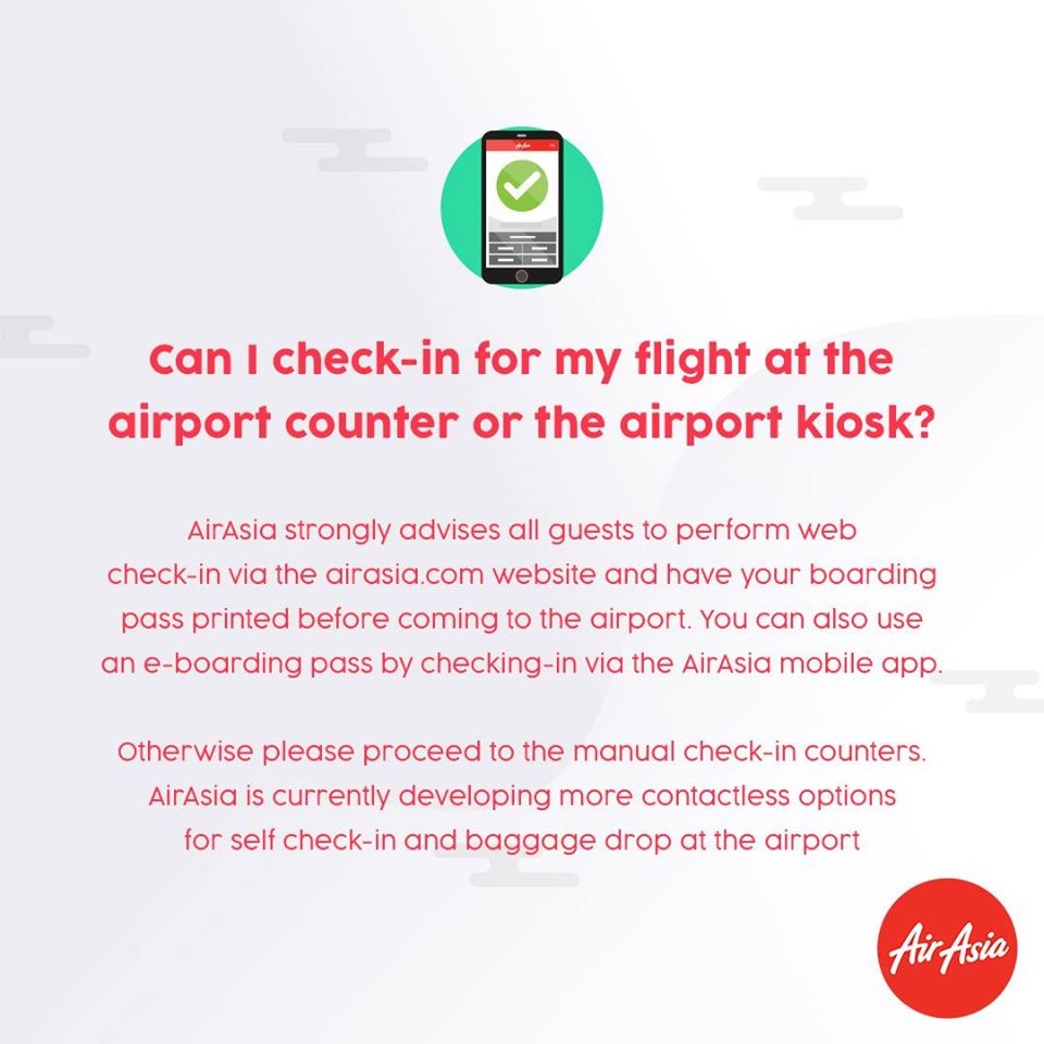 FAQ - Do I need to check-in my flight at the airport counter or the airport kiosk?