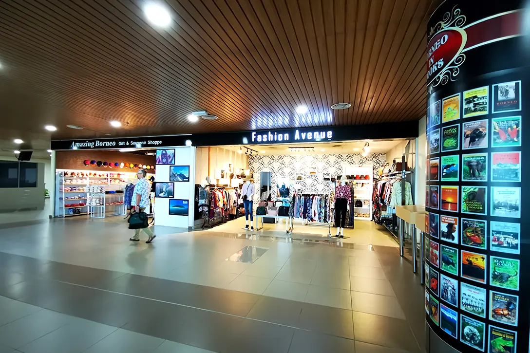 Shops at the airport
