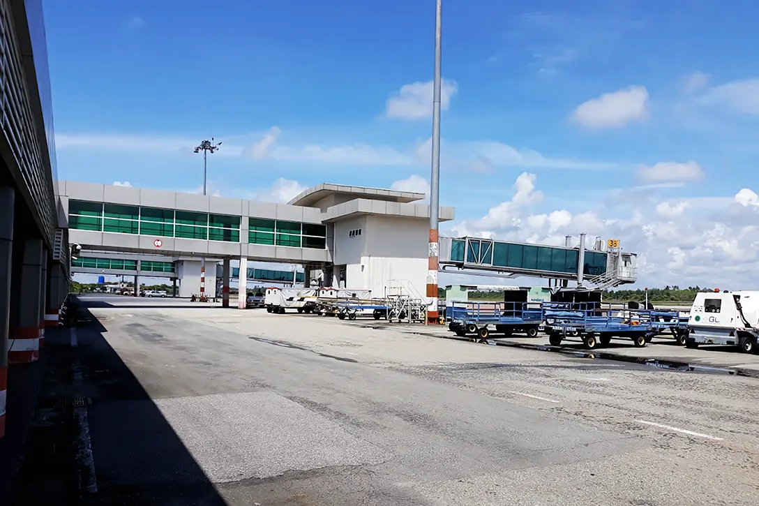 Apron at the Sibu International Airport