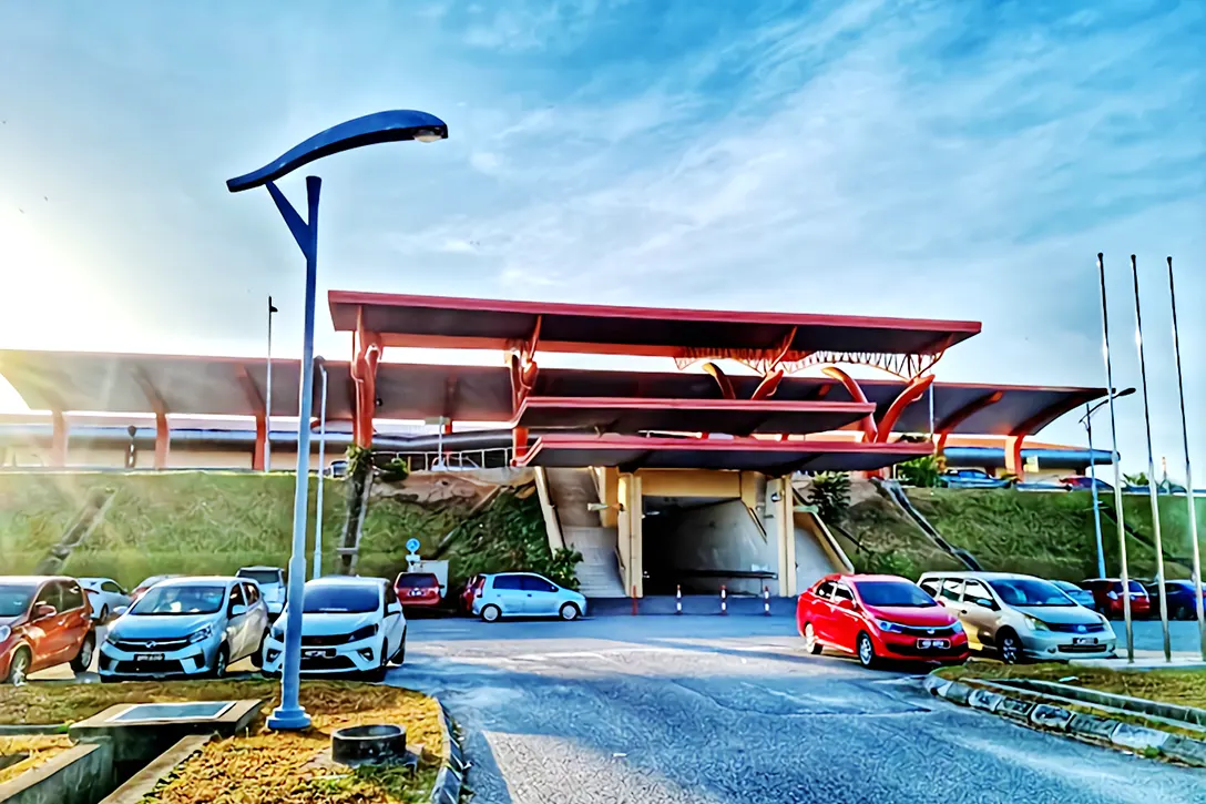 Parking area at the airport