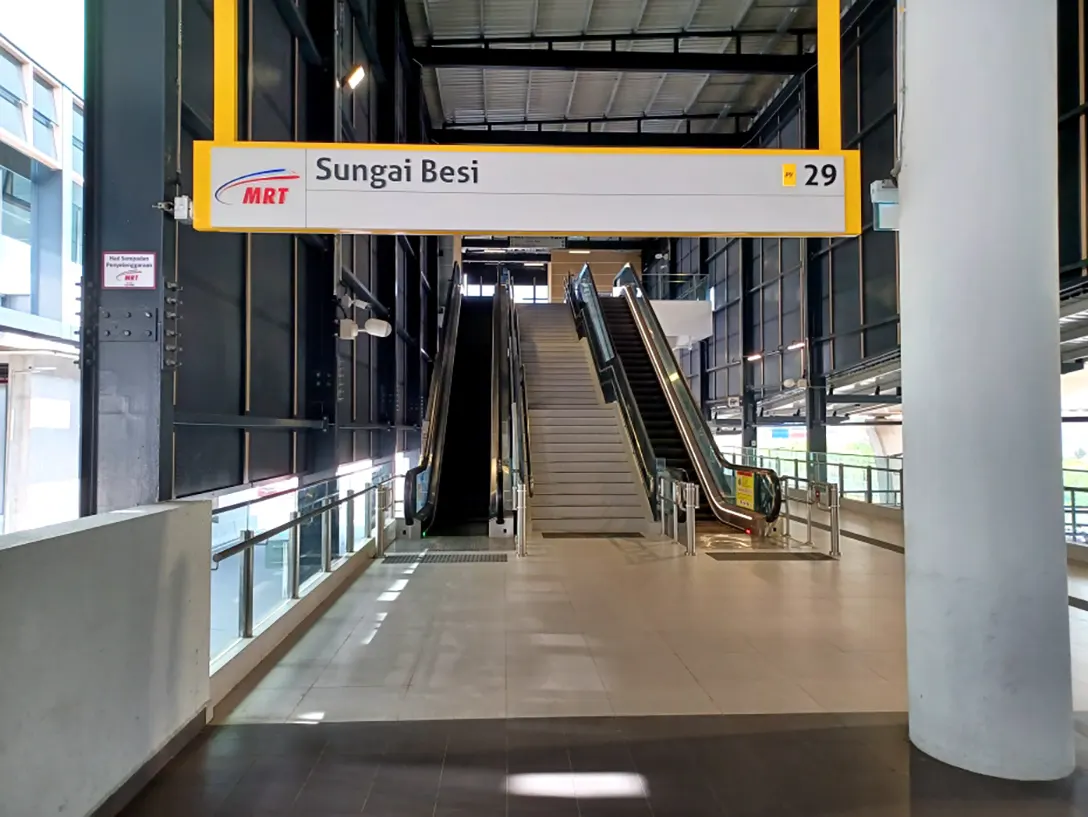 Entrance to the Sungai Besi MRT station